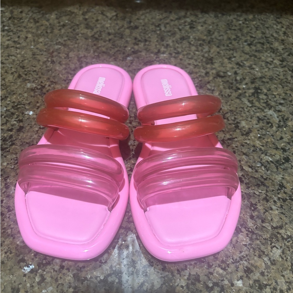 Melissa Pink air bubble Women's Sandals